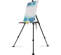 Chevalet en aluminium « Paris » 165 cm - Chevalet d'artiste - idéal pour les petits et grands formats - support en toile léger - seulement 1 kg - stable et facile à transporter