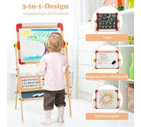 Chevalet en bois Chevalet enfant rotatif sur pied 62 x 45 x 118 cm