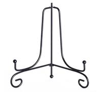 Chevalet en fer noir de 10,2 cm pour petites assiettes (20,3 cm)