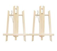 Chevalet Peinture 30cm Haut, Réglable En Hauteur & Pliant, Mini En Bois Pour Enfant, Petit Tableau