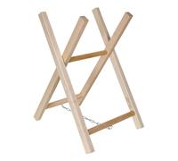 Chevalet porte buche RIBIMEX en bois 2 branches