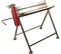Chevalet porte buche RIBIMEX en metal avec support tronconneuse