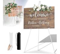 Chevalet studio rétractable 160 cm ajustable pour affiches mariage peinture intérieur bnc