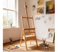 Chevalet sur Pied, Chevalet d artiste professionnel en bois robuste et réglable pour peinture à l huile aquarelle et dessin