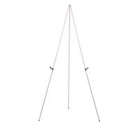 Chevalet sur Pied Pliable en Alliage D'aluminium Blanc, Support Stable | Présentoir de Table, pour Peinture Dehors et Salles de acile à Ranger, à Porter, pour Étudiants