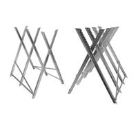 Chevalets de tronçonnage pliables - FASIKE - Trois/Quatre rangées avec des dents - L 84 x P 80 x H 80 cm
