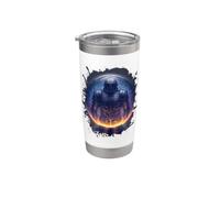 Chevaliers dans la boule de cristal Supernova Gobelet isotherme en acier inoxydable double paroi