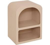 Table de chevet Soleya beige moyen 40x30cm - Atmosphera Créateur d'intérieur