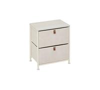 Chevet Tissa 2 tiroirs beige - 5 five simply smart
