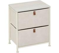 Chevet Tissa 2 tiroirs beige - 5 five simply smart