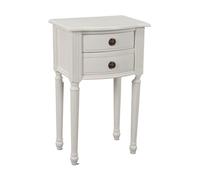 Table de chevet 2 tiroirs Agathe en kit - Amadeus - Blanc - Bois