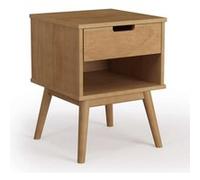 Chevet BALI ciré 1 tiroir - VS Venta-Stock Marron G