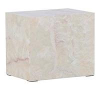 Paris prix Table de chevet effet pierre - Beige
