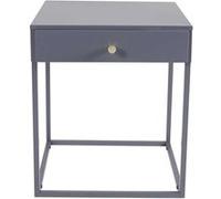 Table de Chevet 1 Tiroir Bakal 50cm Gris