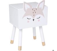Chevet enfant renard blanc H53cm - Atmosphera Créateur d'intérieur