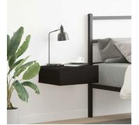 Chevet mural flottant VIDAXL 40 x 32 x 15 cm chêne noir - table de chevet compacte