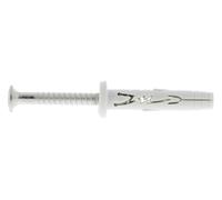 Spit Chevilles nylon à frapper Hit M à collerette plate inox A2 6 x 32 mm x100