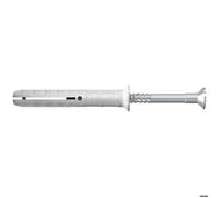 Fischer Chevilles à frapper N 8 x 120/80 S tête fraisée avec clou en acier électrozingué Boîte de 50