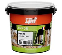 Spit Cheville plastique universelle ARPON 8 x 30 mm seau de 350