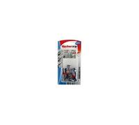 FISCHER – Cheville Duoblade avec vis tête ronde – Blister de 6