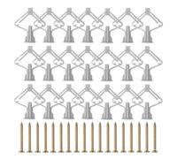 Cheville Beton Chevilles for plaques de plâtre avec vis fixation, d'expansion auto-perceuses, Kits d'ancrage for cloisons sèches(Color 2,100PCS (50sets))