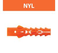 Spit Chevilles nylon sans collerette 8x40 mm - boîte de 100