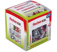 Fischer Cheville bi-matière DuoPower 6 x 50 mm PH avec vis – 50 pièces