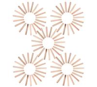 Cheville en Bois Ronde Cannelée pour Meubles 300 Pièces