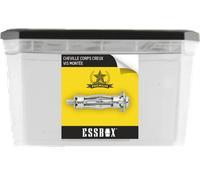 Cheville ESSBOX SCELL-IT corps creux - Spyder plus - Ø4 mm x 33 mm - Boite de 200 - EX-91108104033