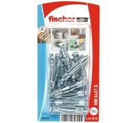 Cheville métallique "HM"-S avec vis Fischer - 10 chevilles + 10 vis - Vis longueur 37 - 45 mm - Diamètre 5 mm