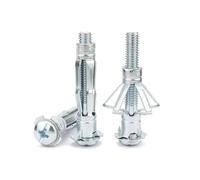 Cheville Molly M4/M5/M6 pour cloison sèche, plâtre, vis d'expansion | Cheville pour cavité, mur/plafond creux, fixation expansible sécurisée pour plaques de plâtre(M4x21mm-20pcs)