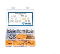 Cheville Mural 210 Kit et Chevilles M5 pour m6 M8 pour Béton Placo Brique - Fixation Universelle Expansion Automatique Boîte Rangement