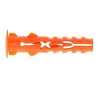 cheville nylon - 8 x 40 mm - spit nyl - avec collerette - boite de 100