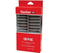 Chevilles avec collerette Fischer P 10C Ø 10 mm grises