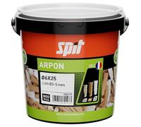 Spit Cheville Arpon multi-matériaux Ø 6 x 25 Seau 800
