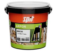 Cheville Arpon multi-matériaux - Ø 8 x 32 - Seau de 350 - SPIT - 060128