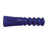 Cheville polyéthylène sans colllerette bleu - diam 10 mm - 50 pièces RAM