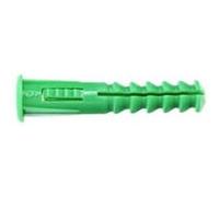 Cheville RC6 verte avec collerette - Boîte de 250 vert G