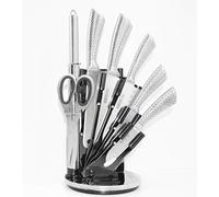 Cheville, support de 5 couteaux + ciseaux + aiguiseur Swiss Line Switzerland