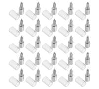 Chevilles 100 Pièces de Support Robustes D'étagère | Gaine Silicone Antidérapante, Usage Polyvalent pour Meuble, Bibliothèque, Placard et Rayonnage