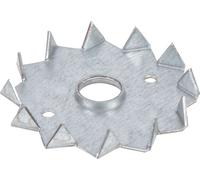 Chevilles à disque Alberts | galvanisées sendzimir | dents d'un côté | Ø extérieur 62 mm | Ø intérieur 12 mm | Set de 100 pièces