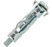 Chevilles corps creux acier zingué SPYDER avec vis tête ronde M5X50 (5-18) boîte de 100 - SCELL-IT - 6S-MT Noir G