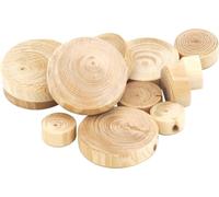 Chevilles en bois JOWE - branches d'épicéa, ø 20 mm, hauteur 9 mm, contenu 250 pièces
