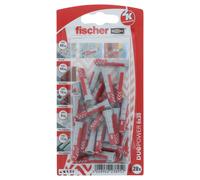 Chevilles Fischer DUOPOWER 6 x 30 mm 28 pièces chevilles universelles chevill...