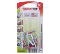 Chevilles Fischer DUOPOWER 6x30 avec crochets de couche 6 pièces pour tous le...