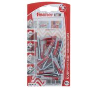 Chevilles Fischer DUOPOWER 6x30 avec vis Panhead 4,5x40 12 pièces jeu de chev...