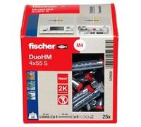 Cheville DuoHM (Molly) 4x55 pour corps creux avec vis PZ (25 pcs) 572920 - Fischer