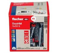 Fischer Cheville bi-matière DUO-HM pour parois creuses 5x55 avec vis empreinte Torx