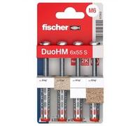 Fischer 572913 DuoHM 6x55 S PH PZ Cheville pour corps creux 55 mm 4 pc(s)