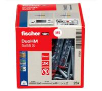 Chevilles métallique pour corps creux DuoHM l 55mm embout PZ et TX - FISHER - 5729XX